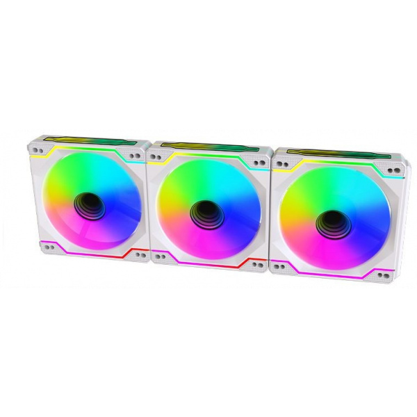 12 cm hűtőventilátor Ventaris Tempest ARGB LED-es (fehér) NEW #2