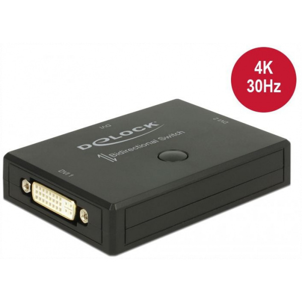Delock DVI switch (kétirányú) 2 port, 4K 30 Hz #2