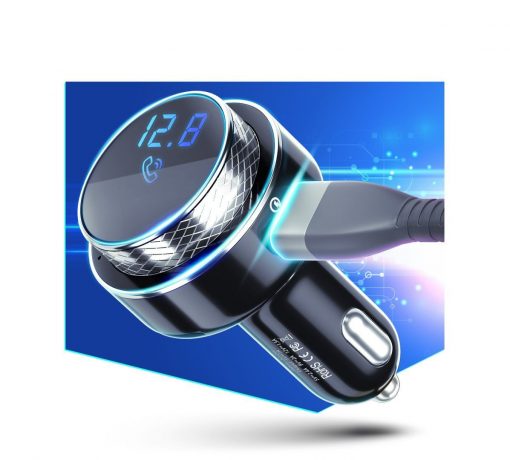 3mk Hyper Car FM transzmitter (12V) - Bluetooth, 2xUSB, kártyanyílás #3