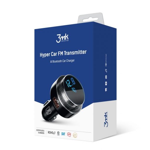 3mk Hyper Car FM transzmitter (12V) - Bluetooth, 2xUSB, kártyanyílás #5