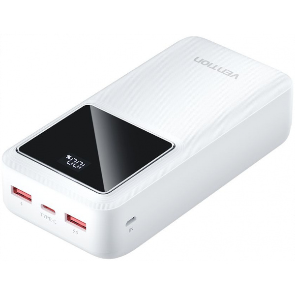 Vention FHMW0 30000 mAh Powerbank kijelzővel (fehér) #2