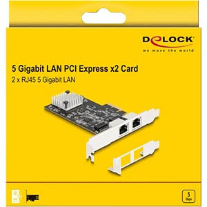 Delock 81261 2x 5 Gbit PCI-Express (x1) hálókártya LP átalakítóval #3