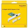 Delock 88100 2,5 Gbit PCI-Express (x1) hálókártya LP átalakítóval #3