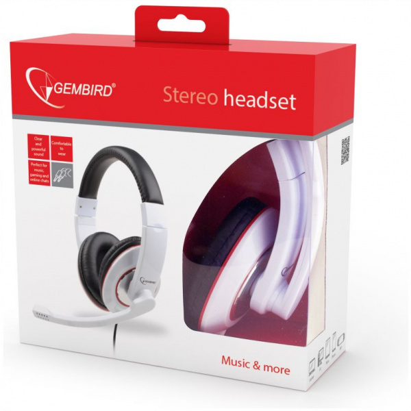 Gembird MHS-001-GW sztereo headset #5