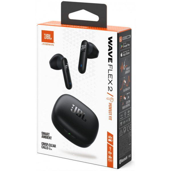 JBL Wave Flex 2 True Wireless Bluetooth fülhallgató (fekete) #7