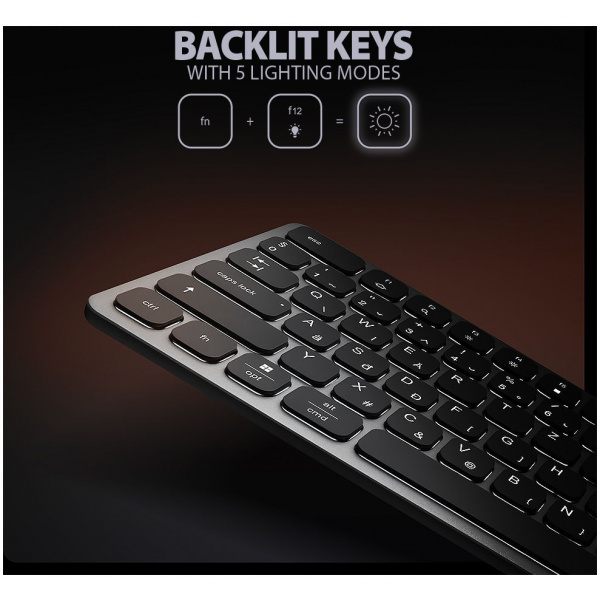 Axagon HMC-KB-HU kompakt billentyű és 9 az 1-ben HUB NEW #8