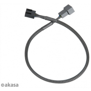 Akasa 4-pin (PWM) ventilátor hosszabbító kábel (30 cm) #2