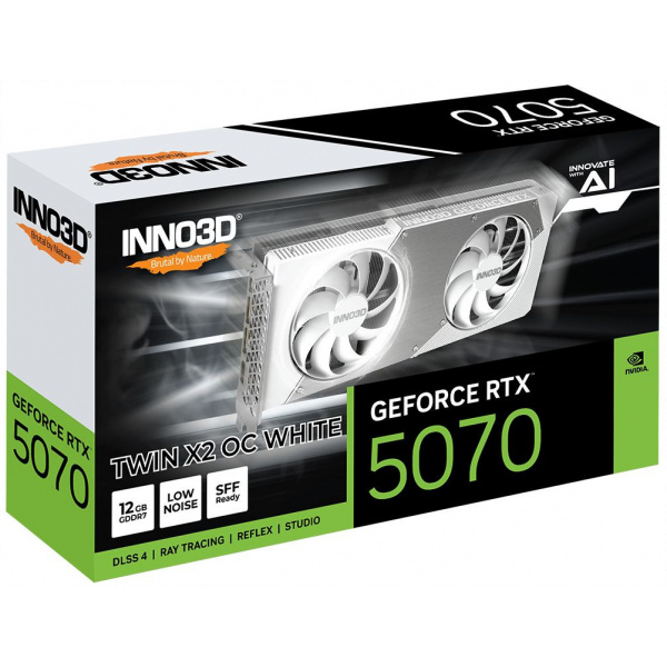 Inno3D GeForce© RTX 5070 Twin X2 OC White VGA NEW #3
