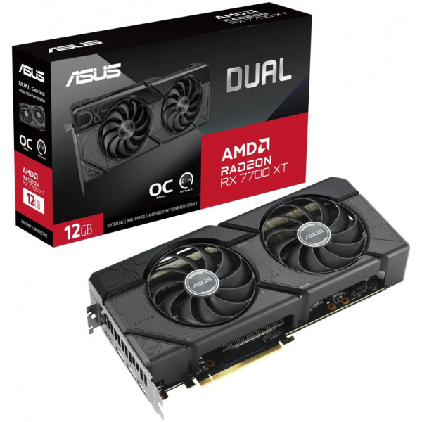 Asus Dual Radeon™ RX 7700 XT OC Edition 12GB GDDR6 VGA #9