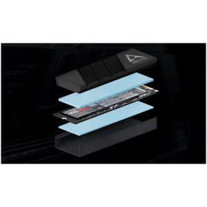 Arctic M2 Pro SSD hűtőborda (fekete) #2