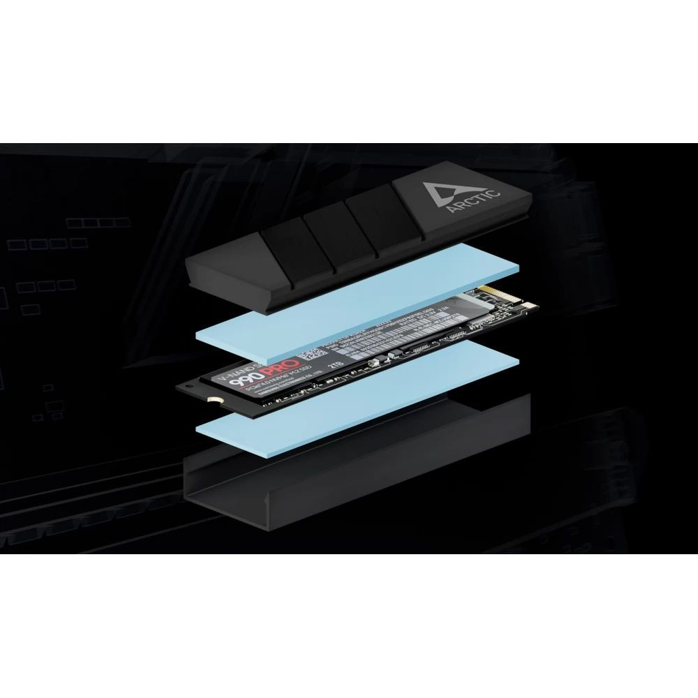 Arctic M2 Pro SSD hűtőborda (fekete) #2