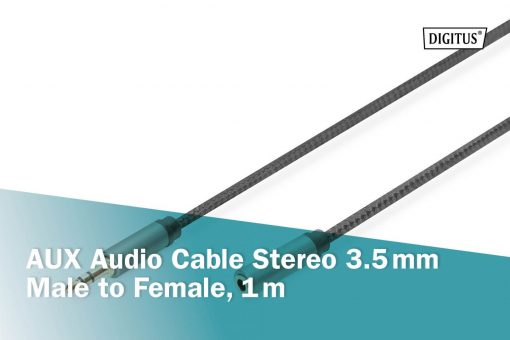 Digitus 3,5mm Jack hosszabbító kábel (M/F) 1m #3