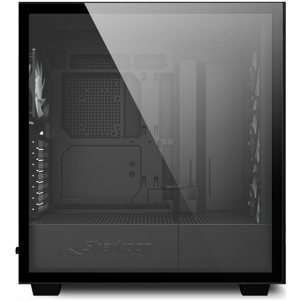Sharkoon Rebel C50 RGB üvegablakos ház (fekete) #3