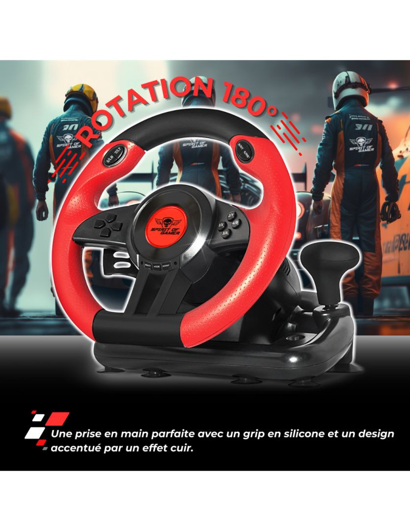 Spirit of Gamer Wheel Pro 1 USB kormány #4