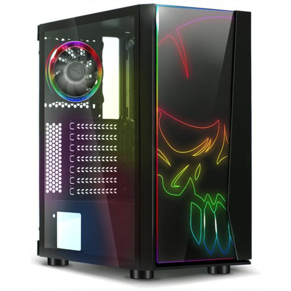 Spirit of Gamer Ghost One RGB ablakos ház (fekete) #5