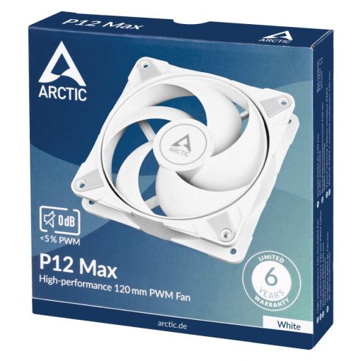 12 cm hűtőventilátor Arctic P12 Max White #4