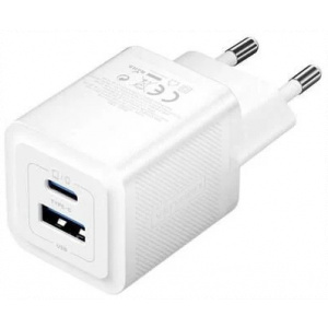 Vention 30W USB-s hálózati GaN töltő (1x USB-C, 1x USB-A) fehér NEW #2