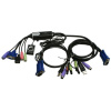 KVM 2 PC Hibrid átkapcsoló - VGA, PS2, USB, audio csatlakozók ATEN CS52A #1