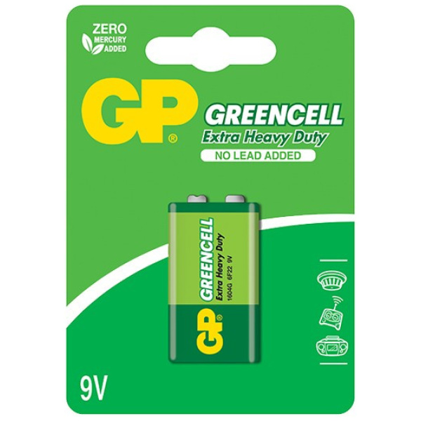 GP Greencell 9V elem #1