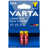 Varta Longlife Max Power AAA (micro) elem 2db (blister) #1