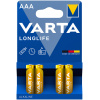 Varta Longlife AAA (micro) elem 4db (blister) #1