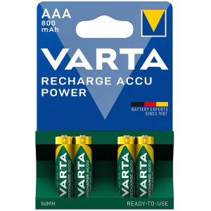 Varta Power NiMH akku AAA (micro) 800 mAh (4db) #1
