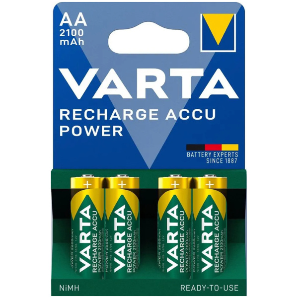 Varta Power NiMH akku AA (ceruza) 2100 mAh (4db) #1