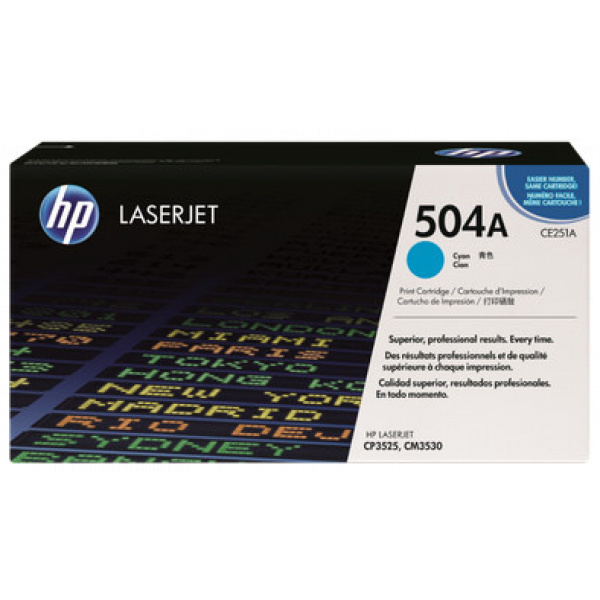 HP CE251A toner (504A) #1