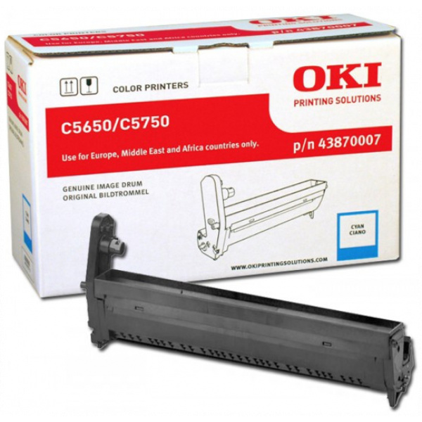 OKI C5650/C5750 dobegység (43870007) cián #1