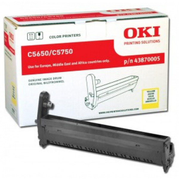 OKI C5650/C5750 dobegység (43870005) sárga #1