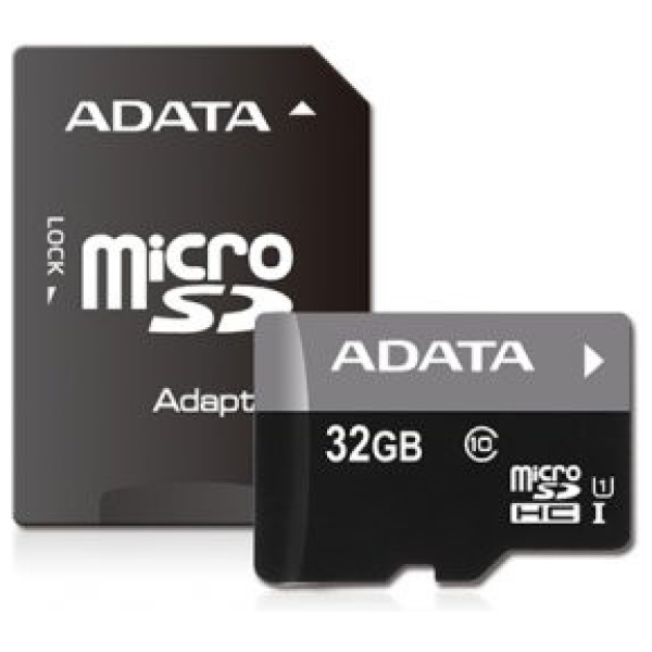 32GB ADATA microSD kártya + SD adapter (Class 10) #1