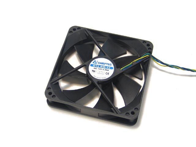 12 cm hűtőventilátor Chieftec AF-1225PWM (fordulatszám-szabályzós) #1