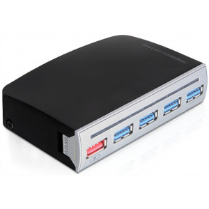 4-portos USB HUB (tápegységgel) DeLock (USB 3.0) #1