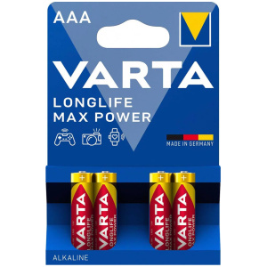 Varta Longlife Max Power AAA (micro) elem 4db (blister) #1