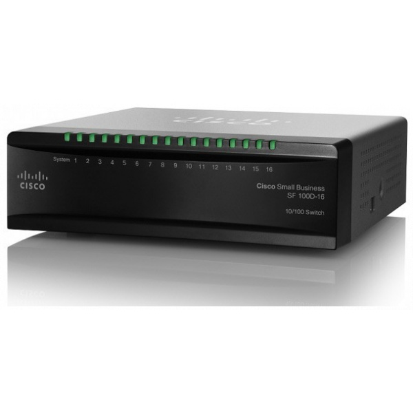 Cisco SF100D-16 16-port switch #1