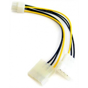 Kolink PCIe VGA tápátalakító (2x Molex > PCIe 6-pin) - 4pin lekerekítve #1