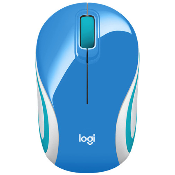 Logitech M187 Wireless Mini Mouse - Blue (kék) #1