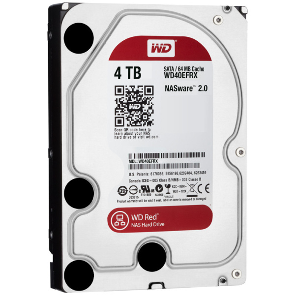 4TB WD Red - NAS SATA3 HDD 64MB - WD40EFRX #1