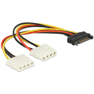 Delock HDD SATA > 2x Molex tápátalakító #1