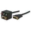 Manhattan DVI-I > VGA + 3x RCA (RGB) video splitter #1
