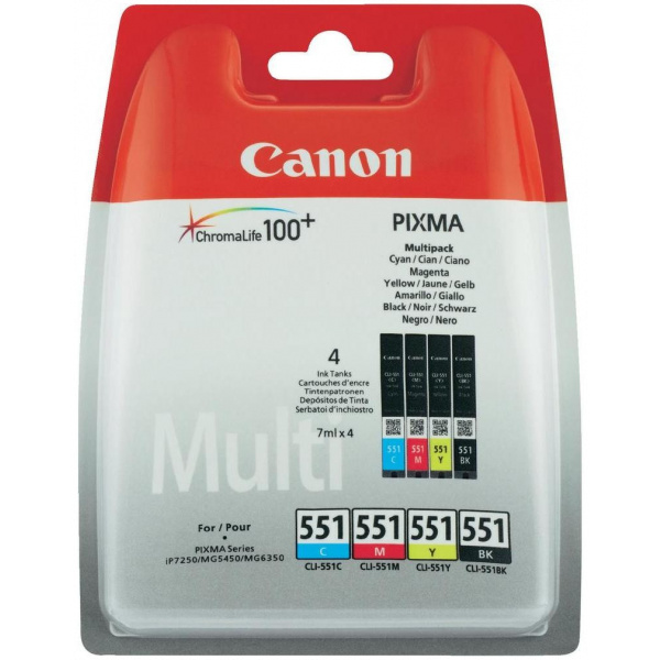 Canon CLI-551 Multipack (színes+fekete patron csomag) #1
