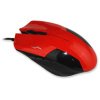 VCOM USB-s optikai egér, piros (DM401) #1