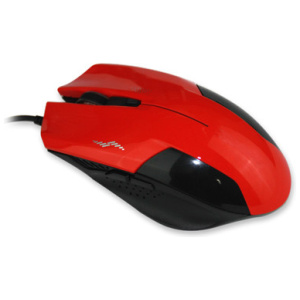 VCOM USB-s optikai egér, piros (DM401) #1