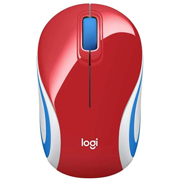 Logitech M187 Wireless Mini Mouse - Red (piros) #1
