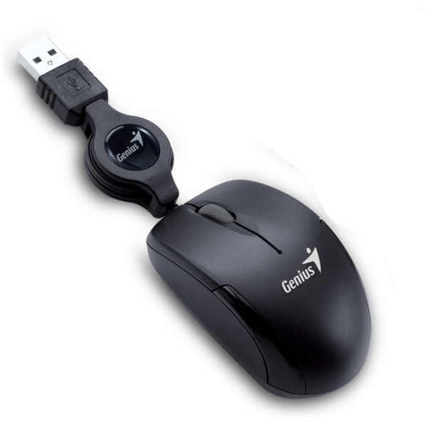 Genius Micro Traveler USB-s egér (fekete) #1