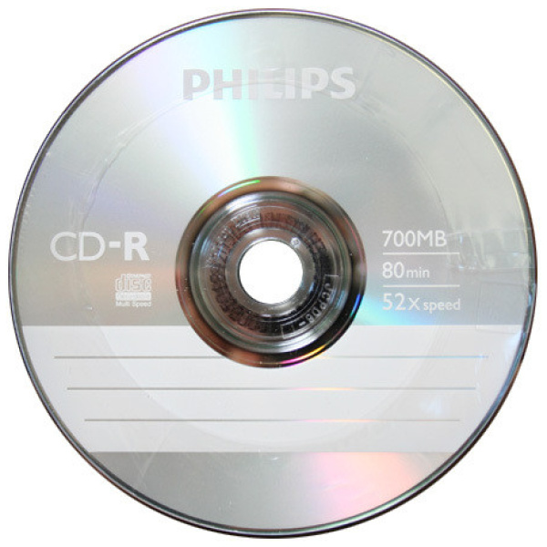 Philips CD-R 80` 52x vékony tok #1