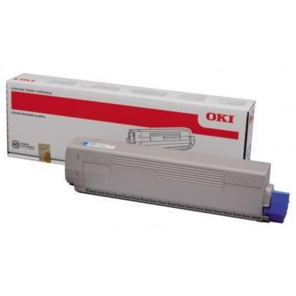OKI C822 toner (44844615) cián #1