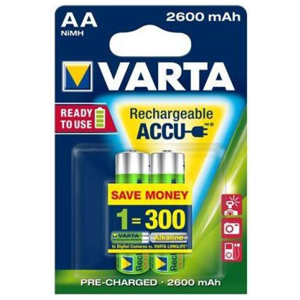 Varta Power NiMH akku AA (ceruza) 2600 mAh (2db) #1