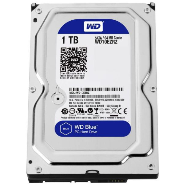 1TB WD Blue SATA3 HDD 64MB - WD10EZRZ #1