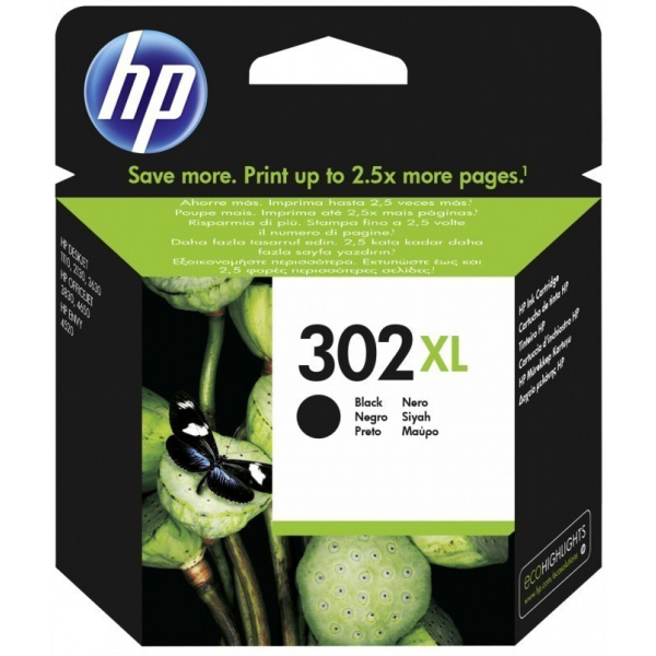 HP F6U68AE patron (302XL) fekete #1